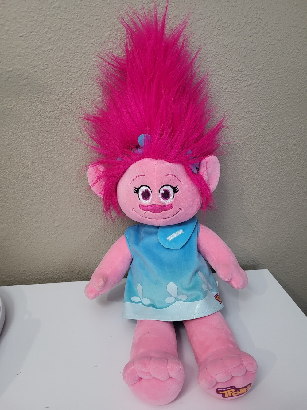 Poppy Pink Troll Plush 18” DreamWorks Trolls Stuffed Doll Toy 2019 Build A Bear